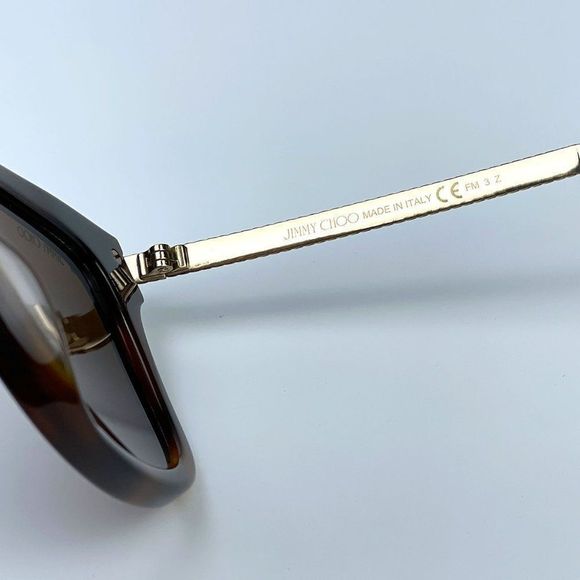 🔥 JIMMY CHOO Shade/S 0C9B SP Sunglasses Brown Bronze Cat Eye Polarized Women - Picture 9 of 9